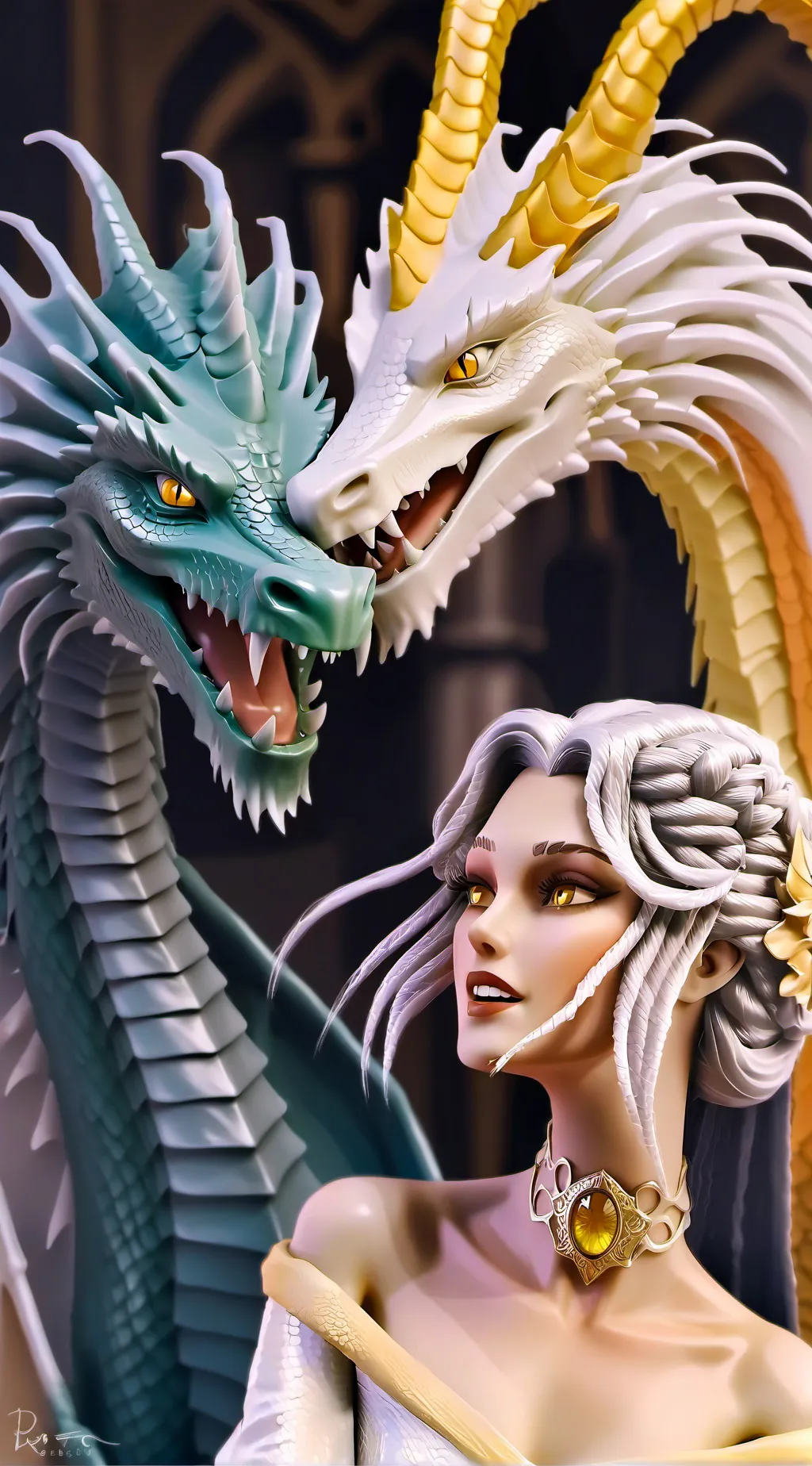 ai character: QUEEN WAYF background