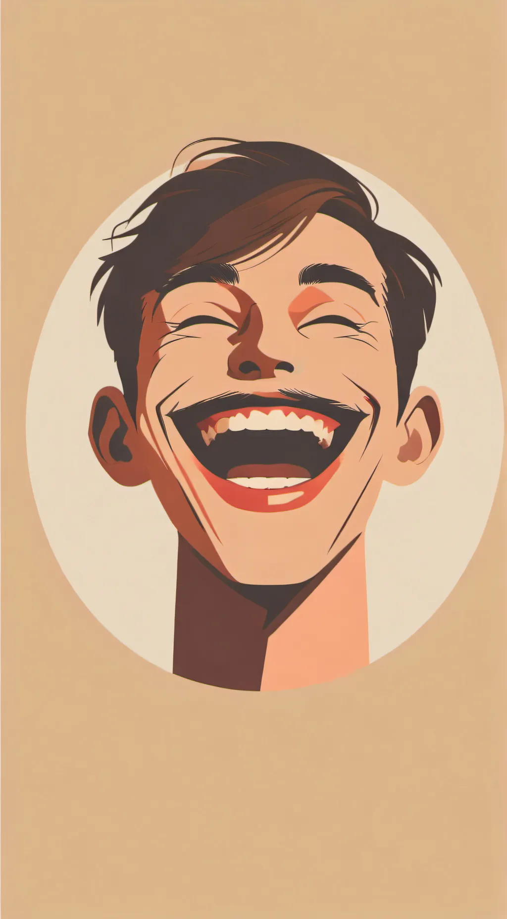 ai character: Smile infection  background