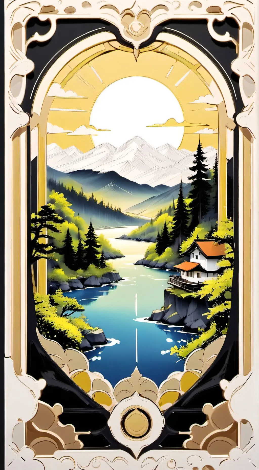 ai character: Uncle Samsonite background