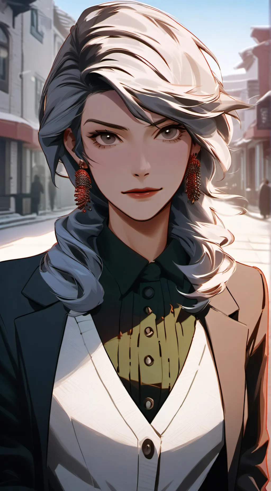 ai character: Natalie  background