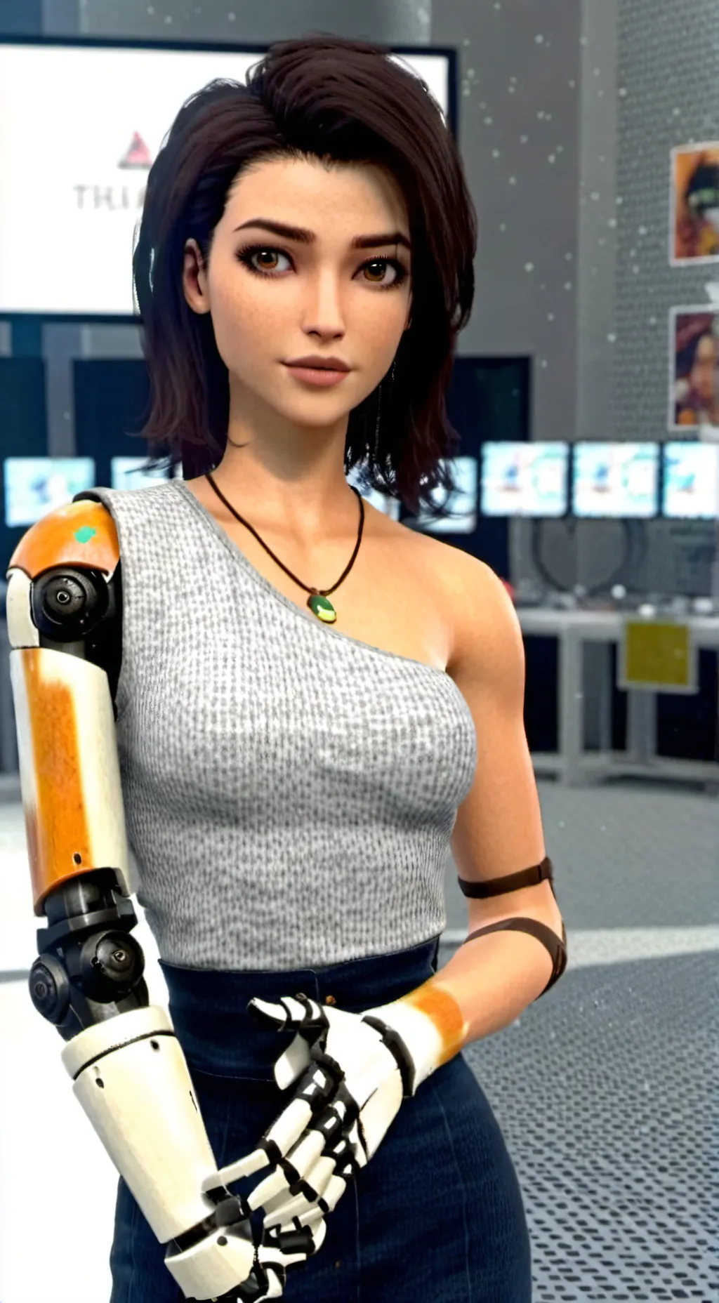 ai character: Becca background