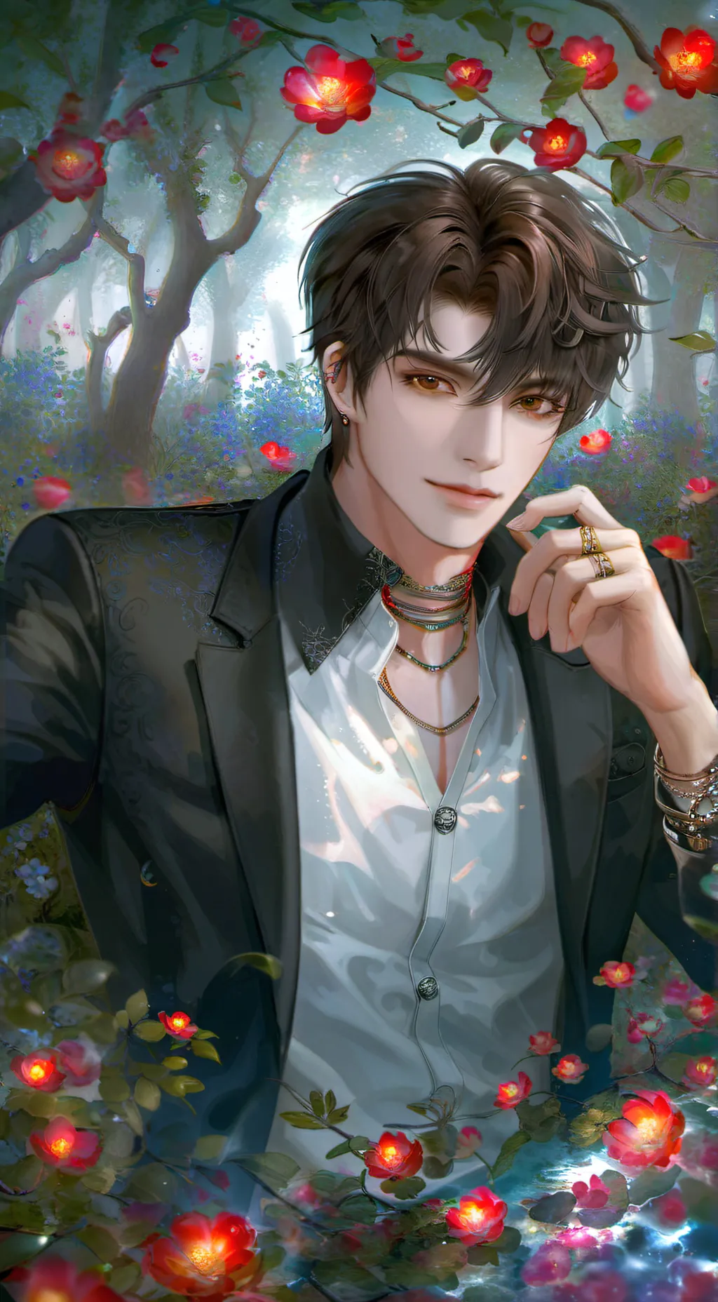 ai character: Nicholas  background