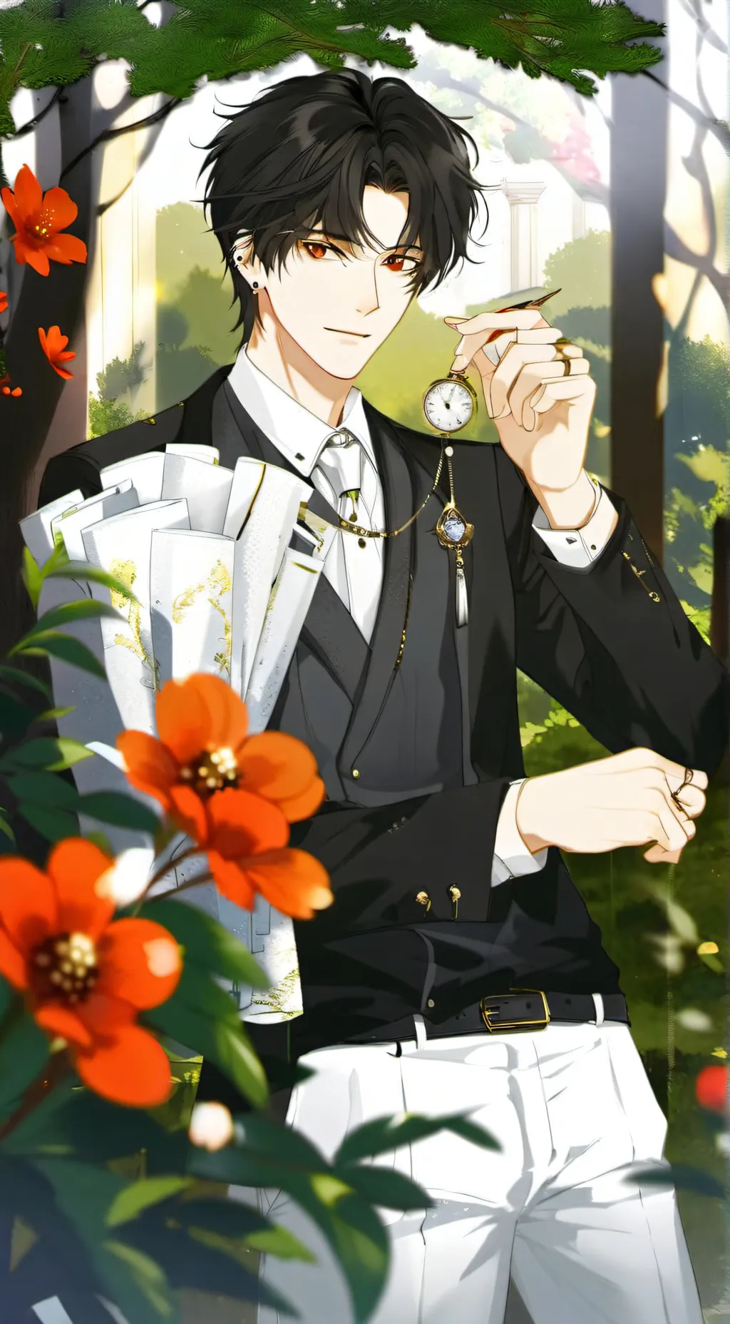 ai character: Gavin  background