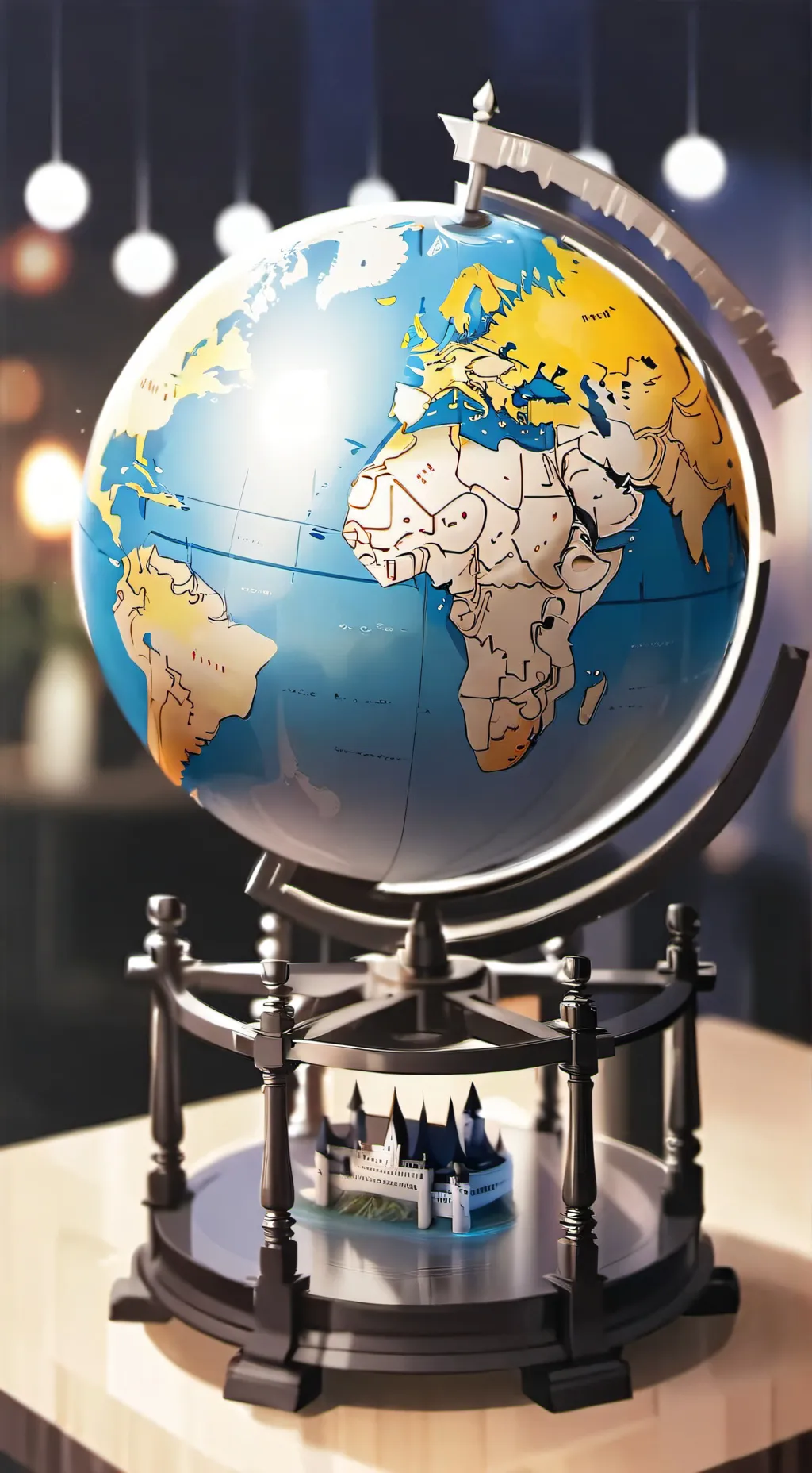 ai character: Geography Quiz background