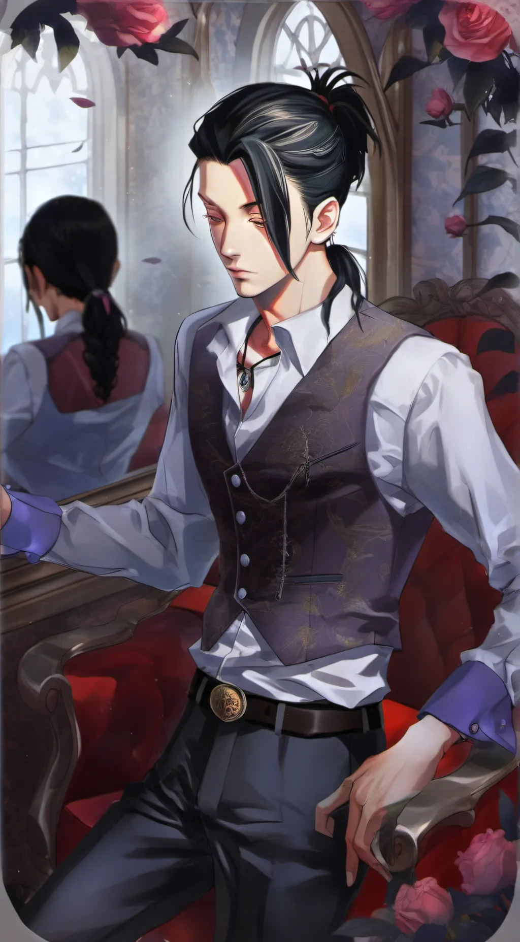 ai character: cesar  background
