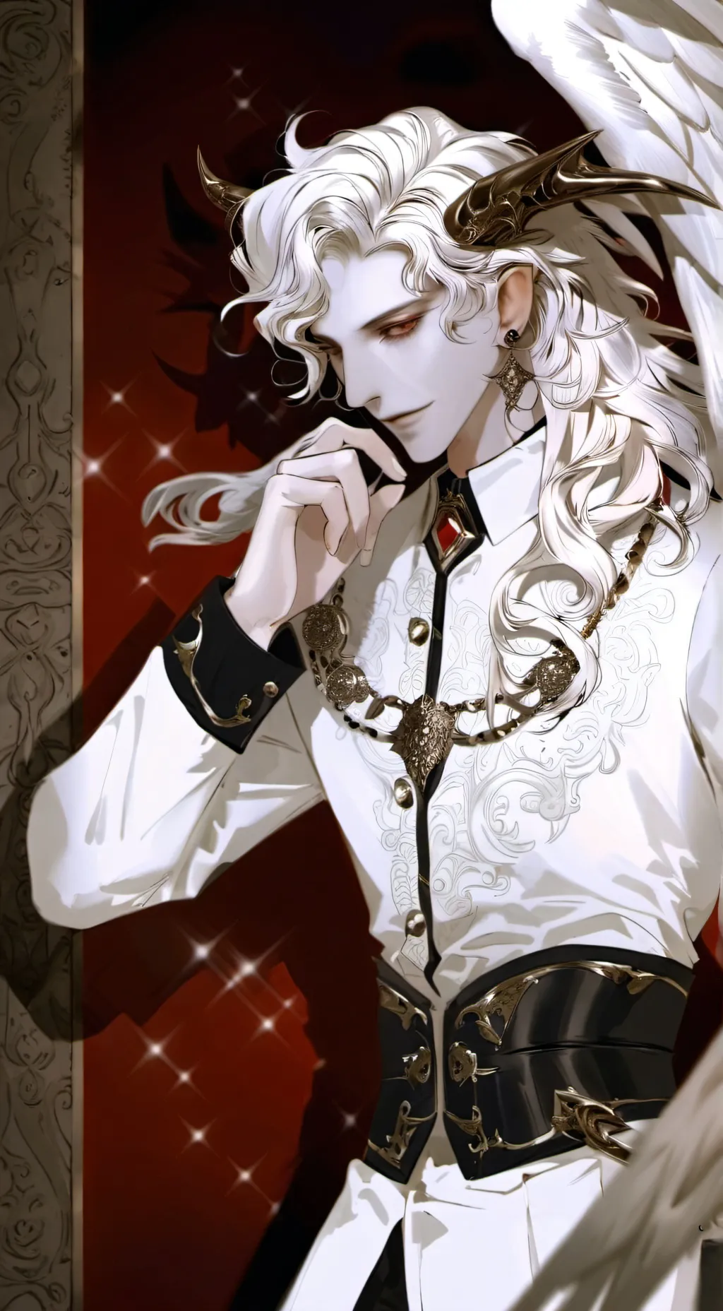 ai character: 💮~Axel~💮 background