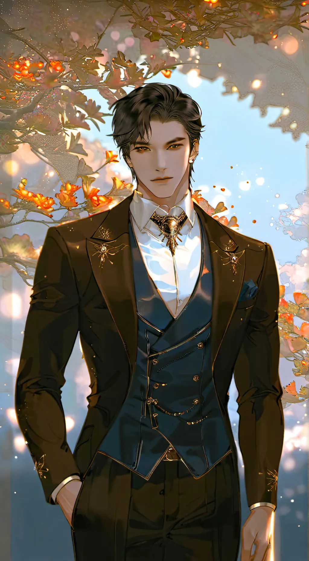 ai character: Aaron  background
