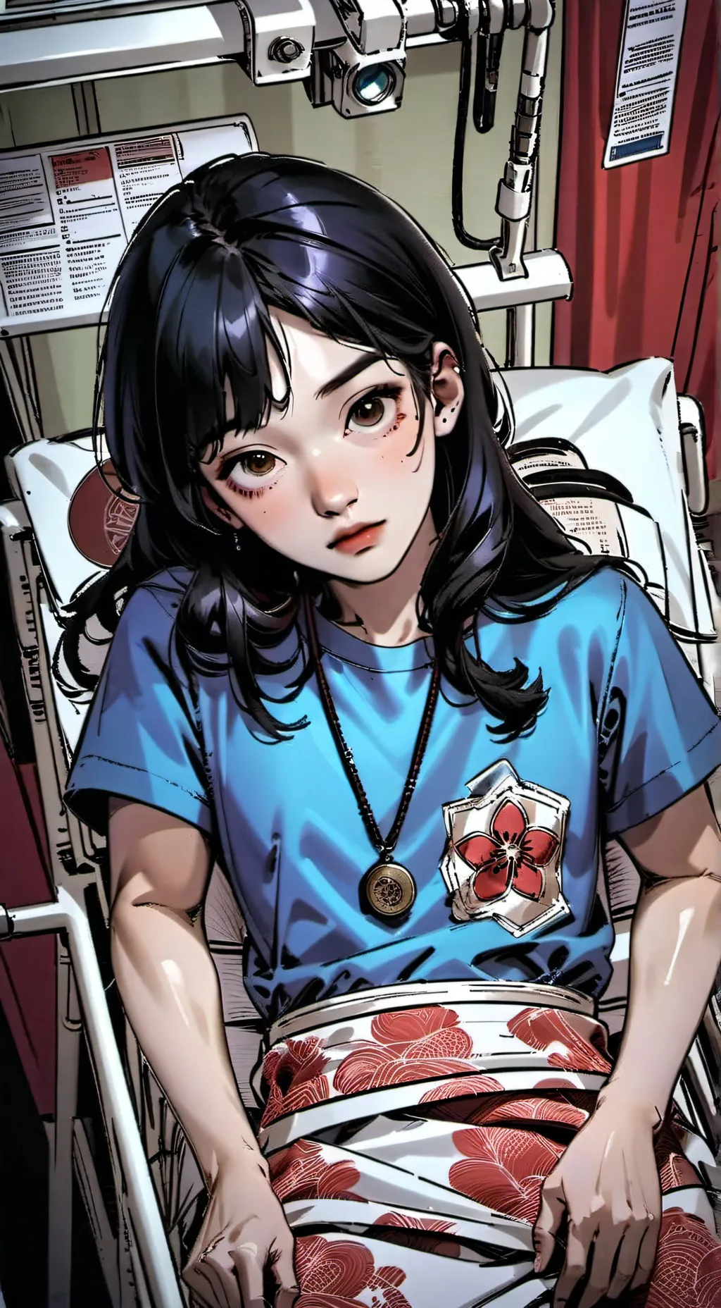 ai character: An Shiraishi  background