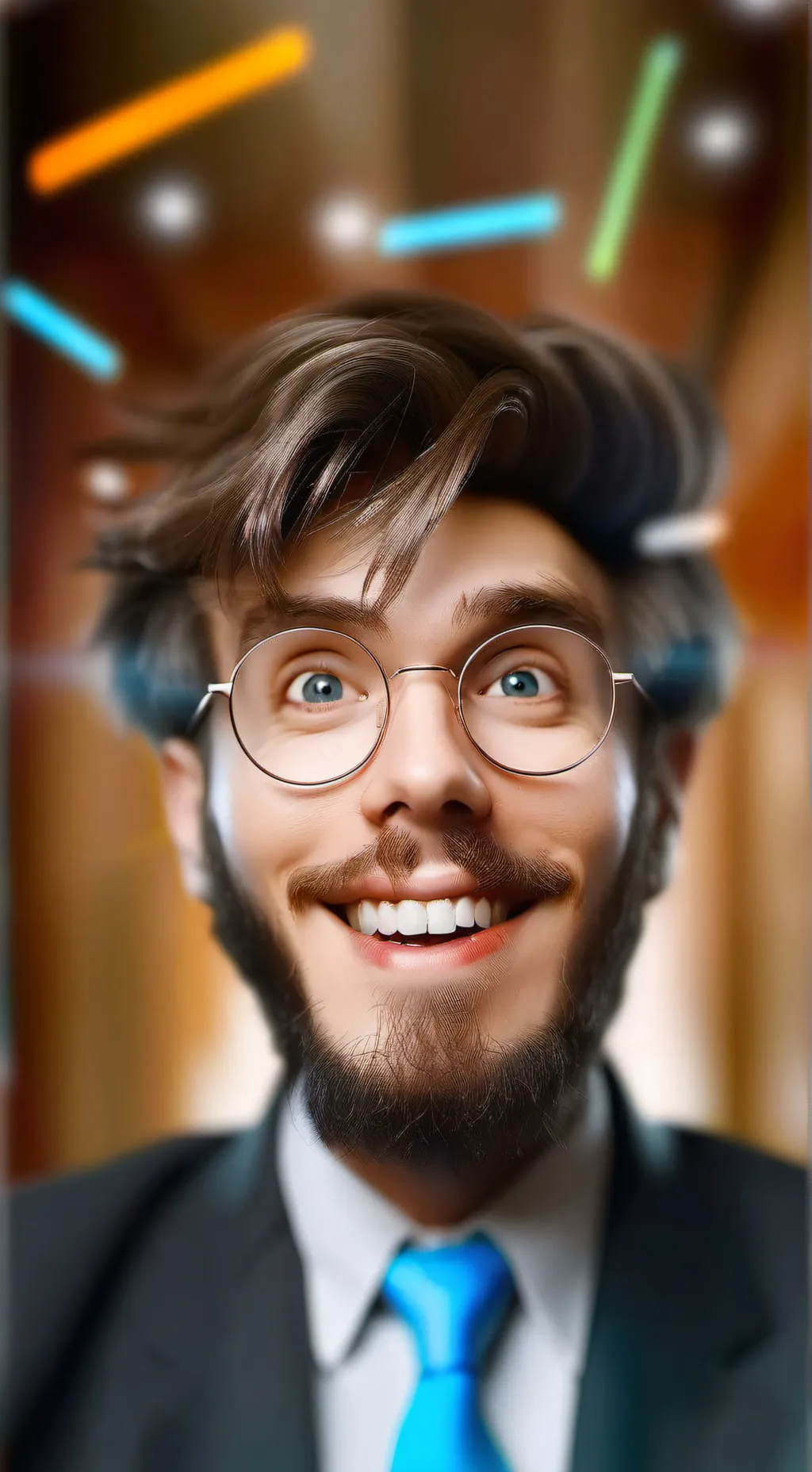 ai character: Dr. MemeLord background