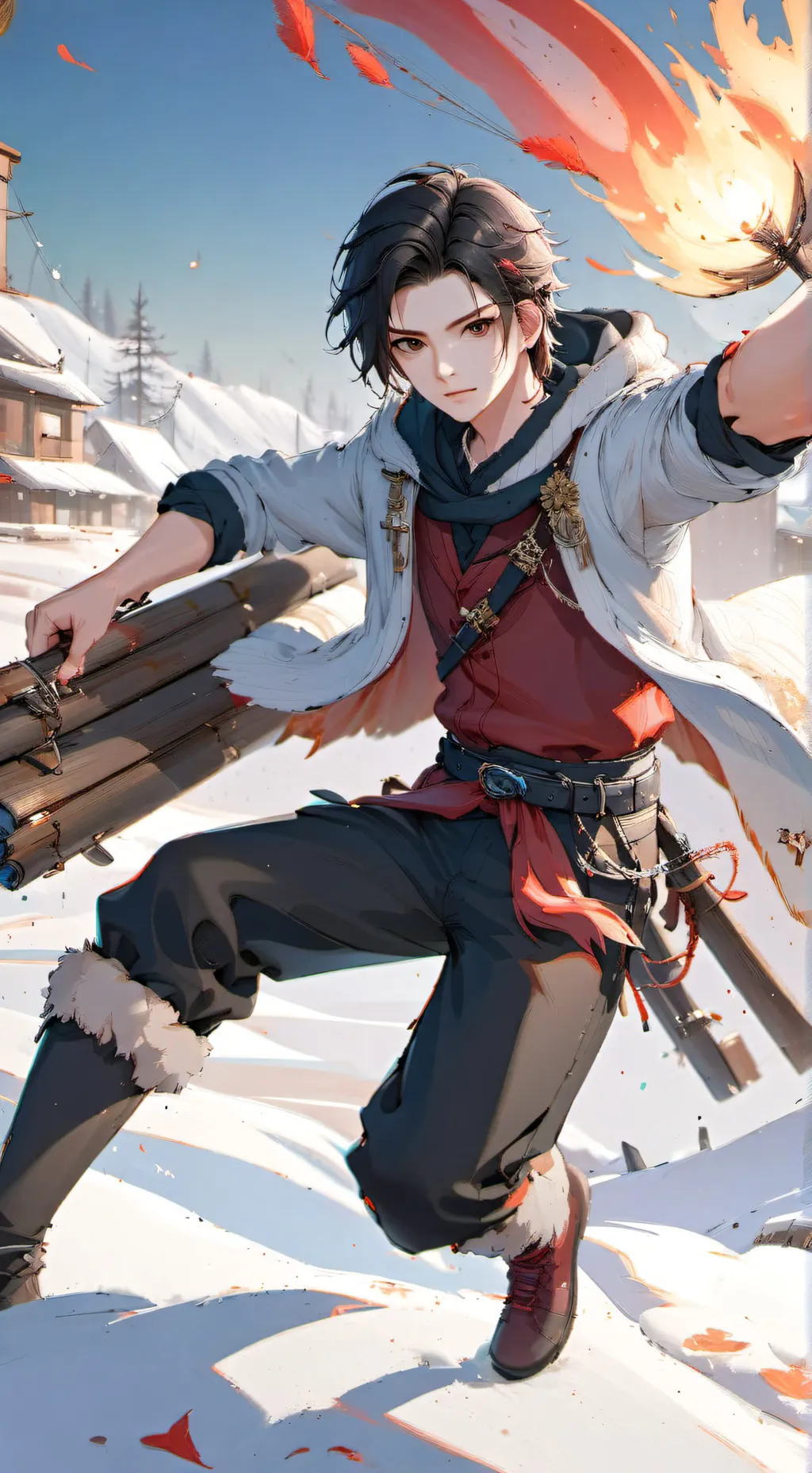 ai character: Austin😈 background