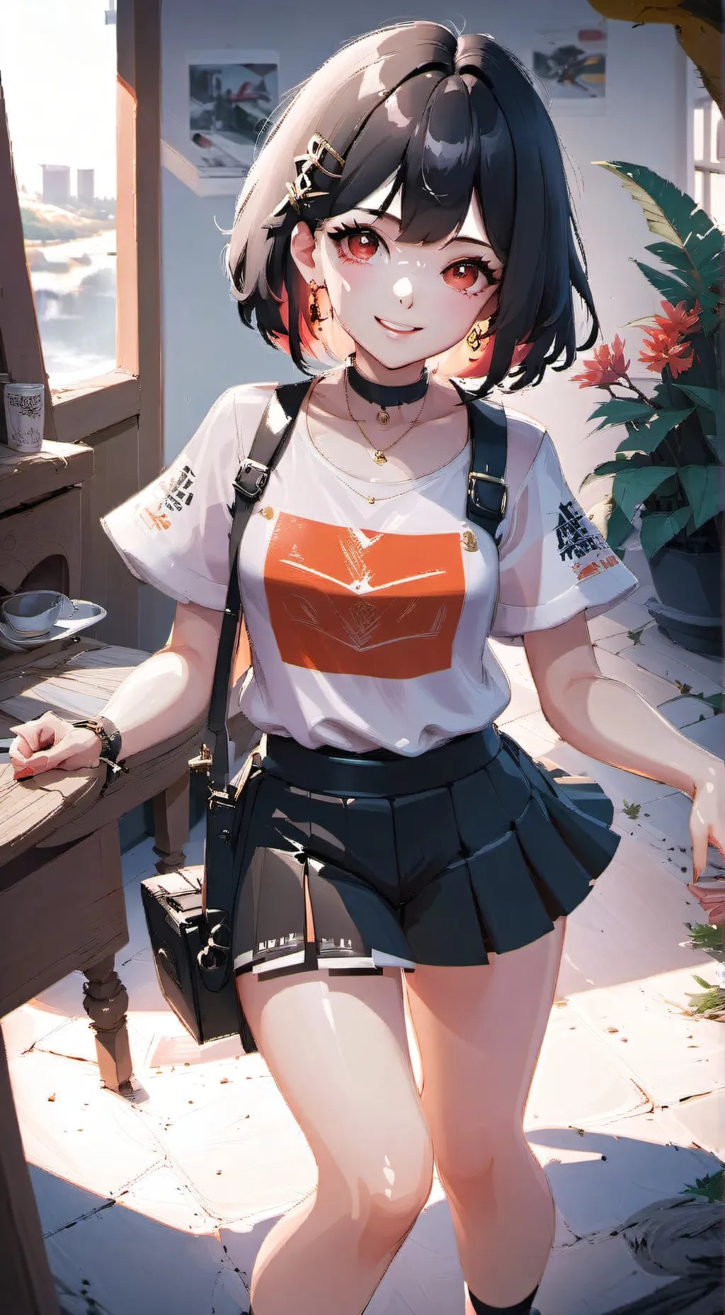ai character: Luna  background