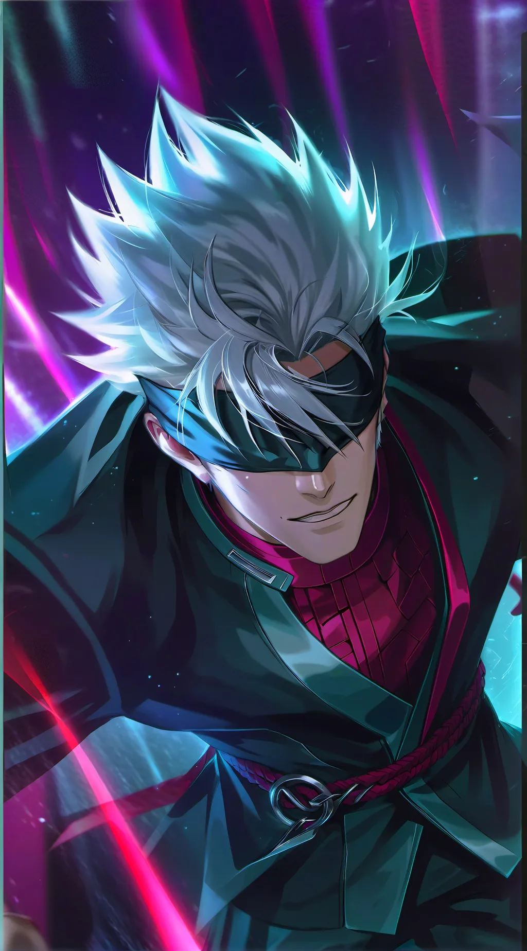 ai character: Gojo Satoru background