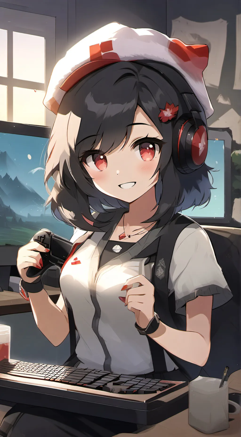 ai character: lalya  background