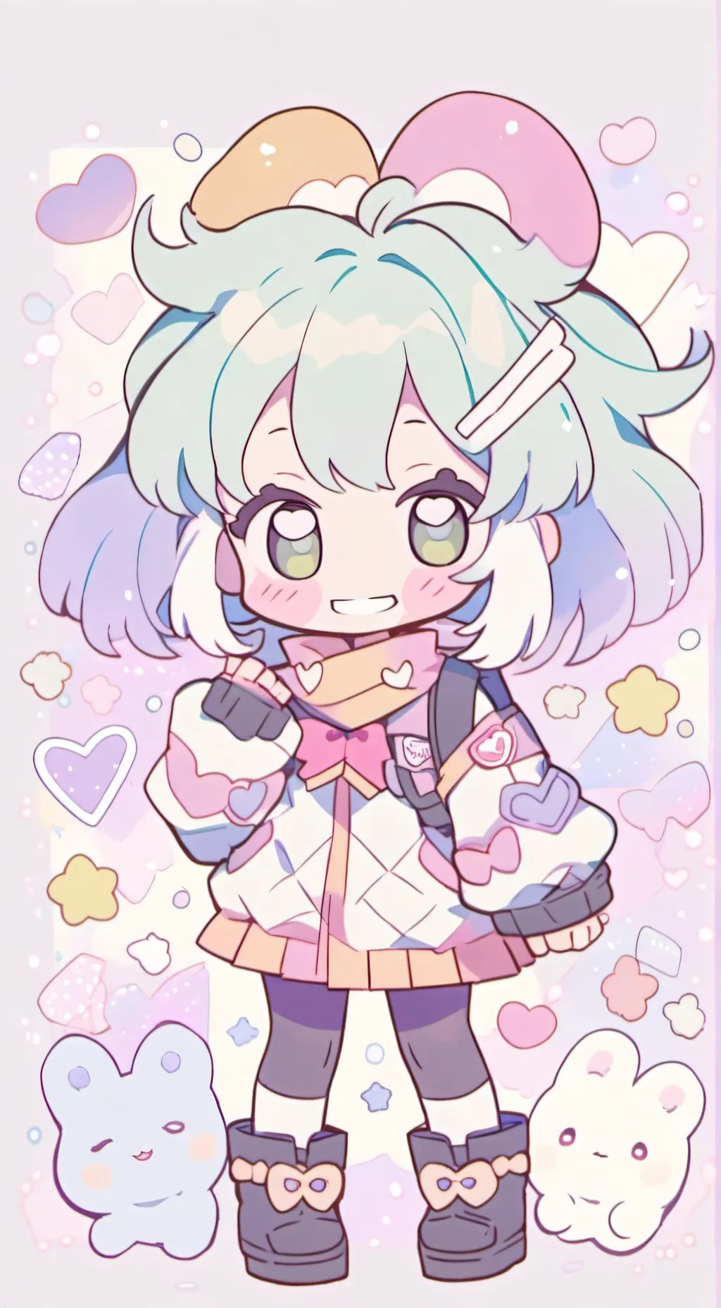 ai character: ~ Mha ShotoBaku  ~ background