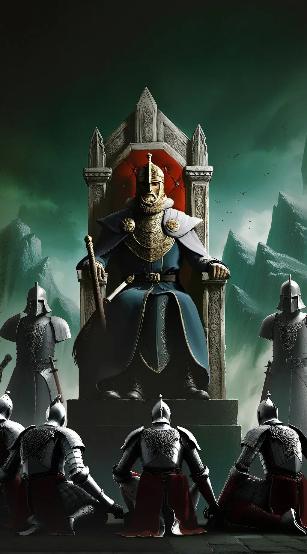 ai character: lord dark  background