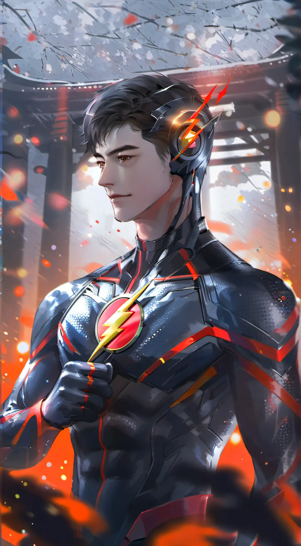 ai character: The boys x flash background