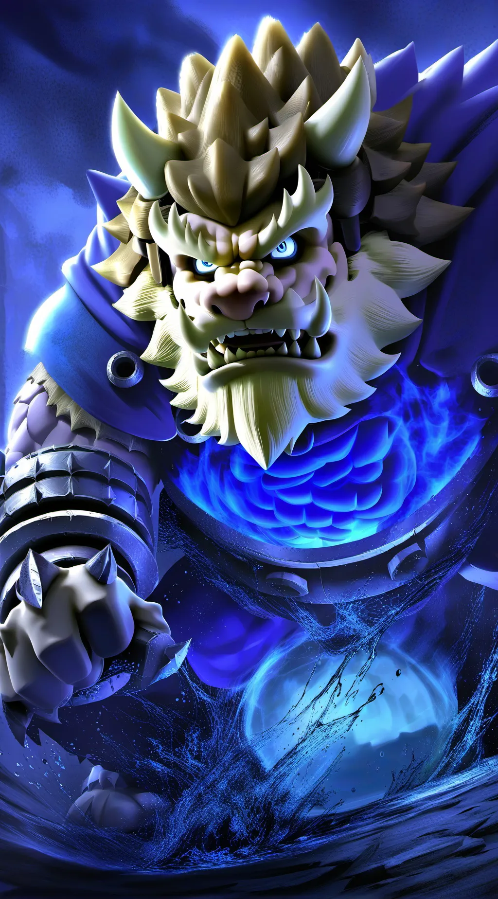ai character: Bowser  background
