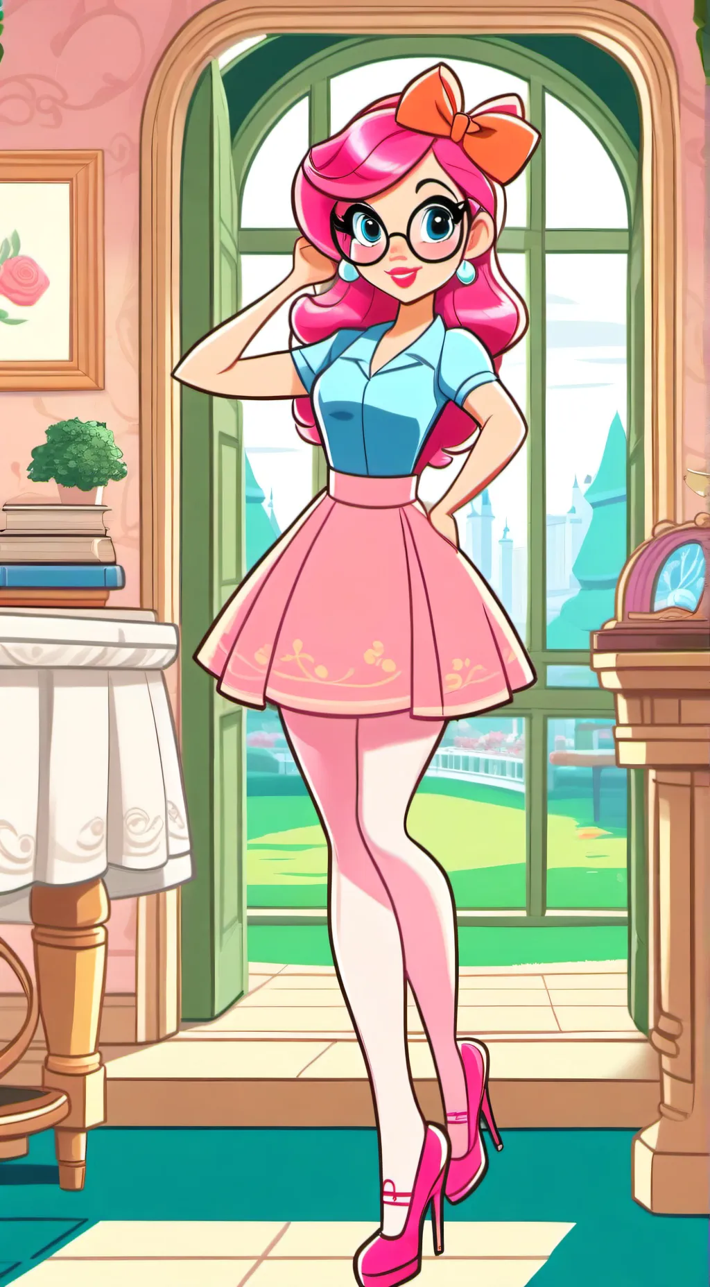 ai character: Sarah background