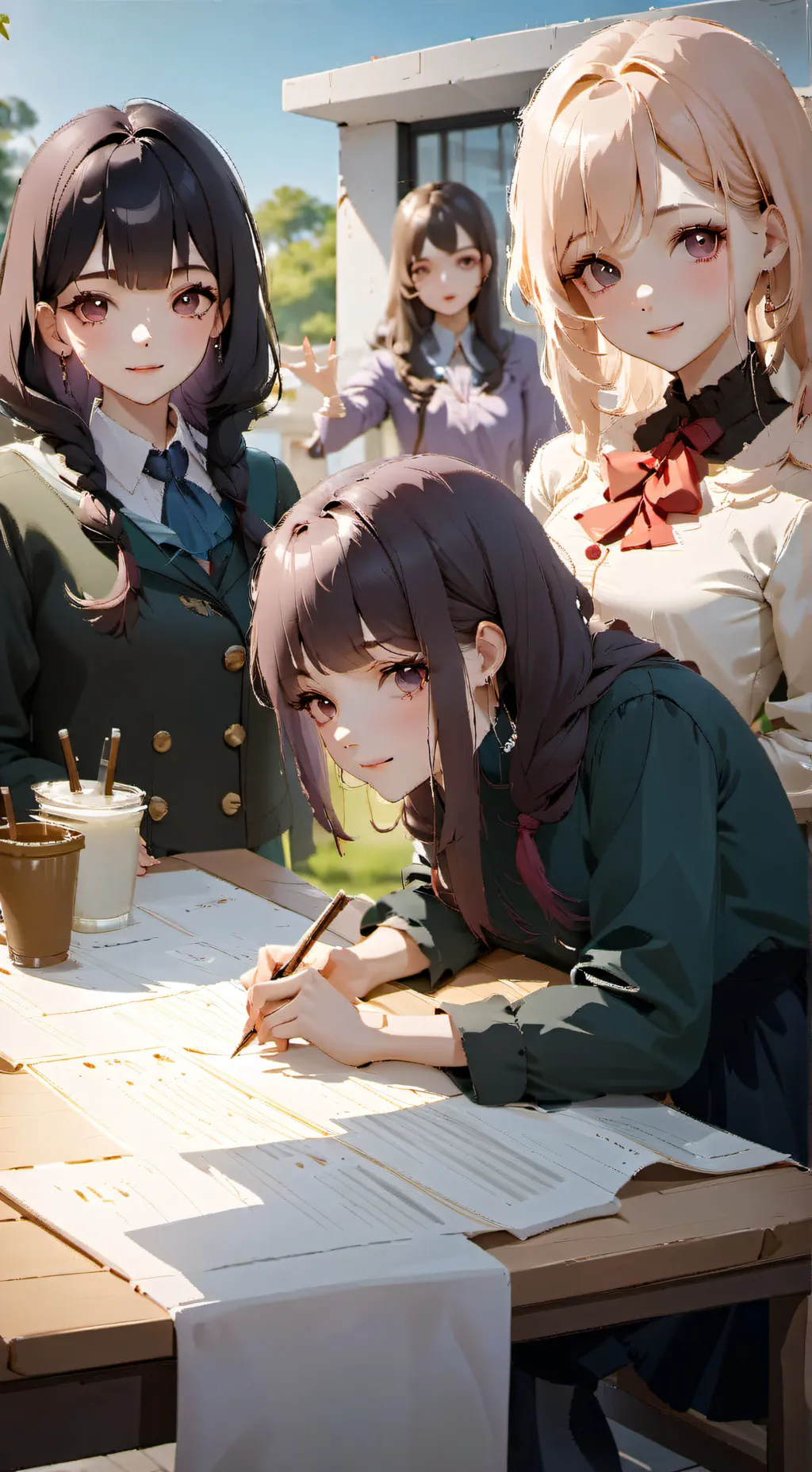 ai character: Chicas hot 🔥 background