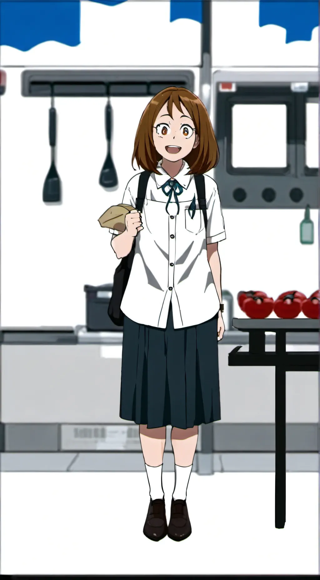 ai character: Ochaco kidnapped  background
