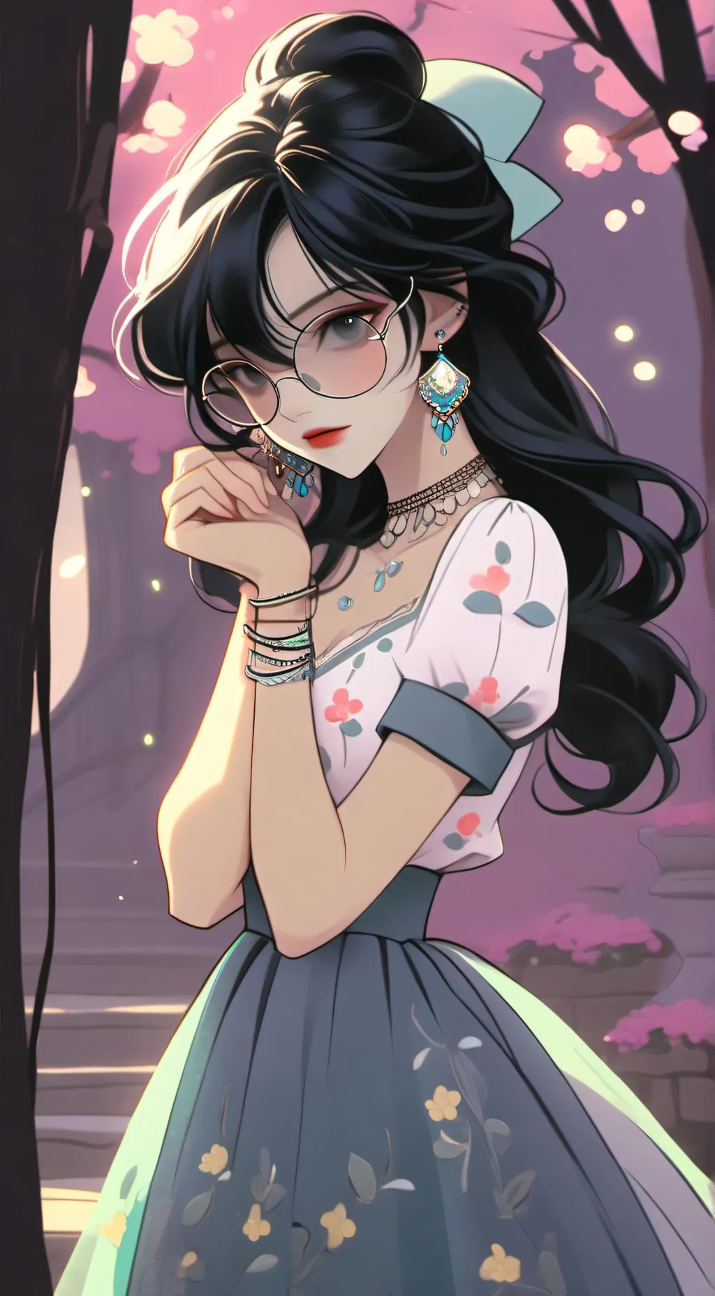 ai character: ива background