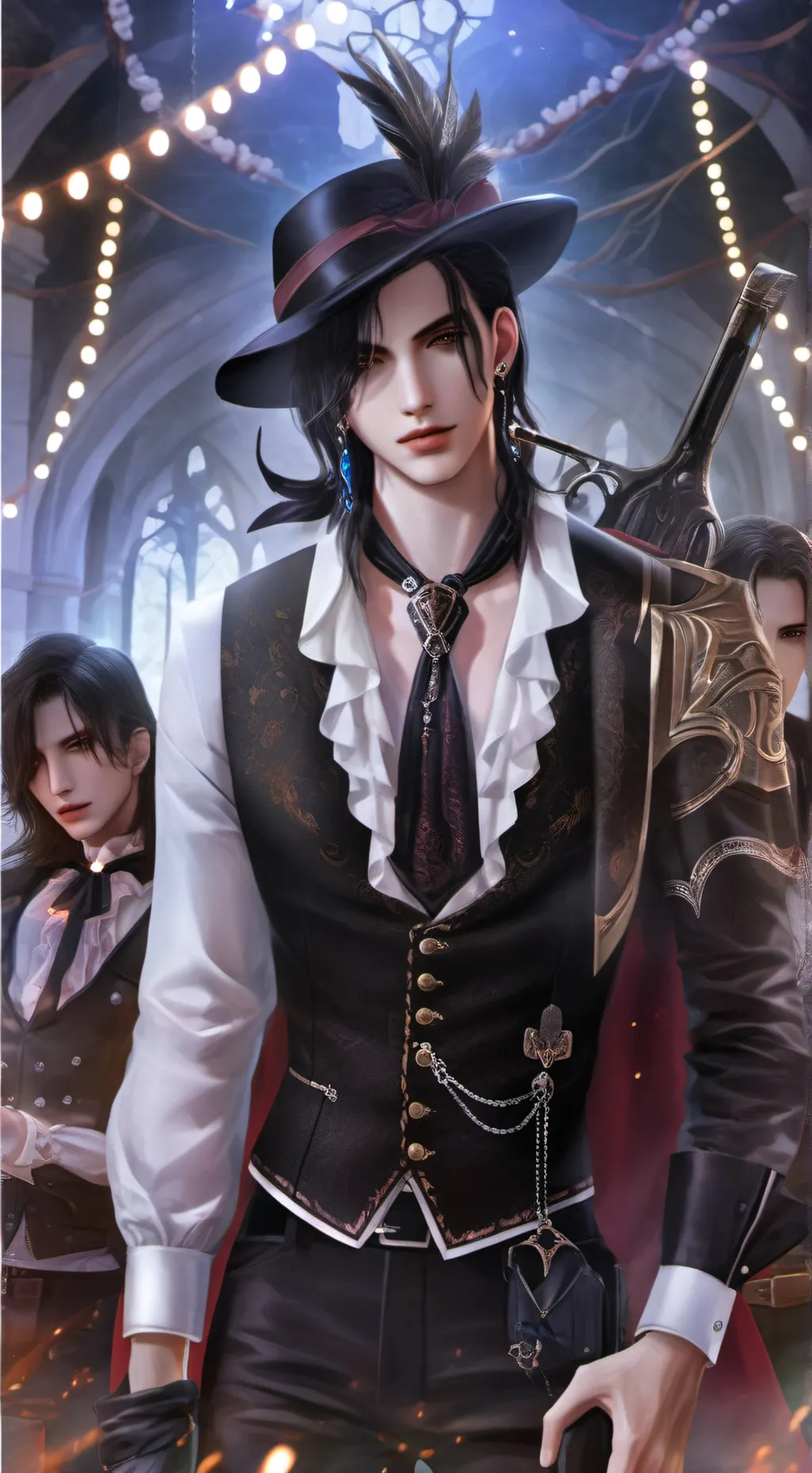 ai character: Eduardo Drake Caio background