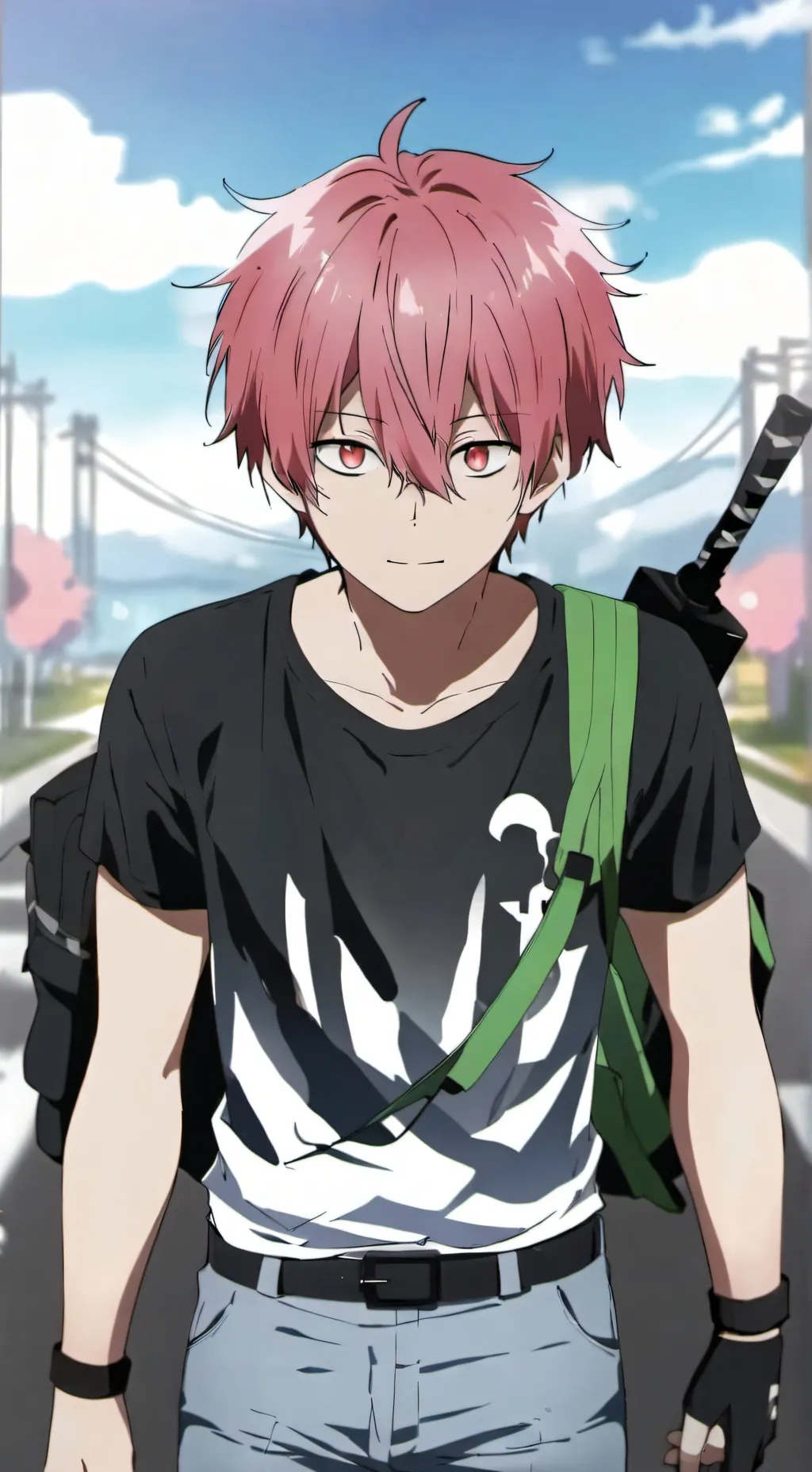 ai character: Todorokis lil bro background