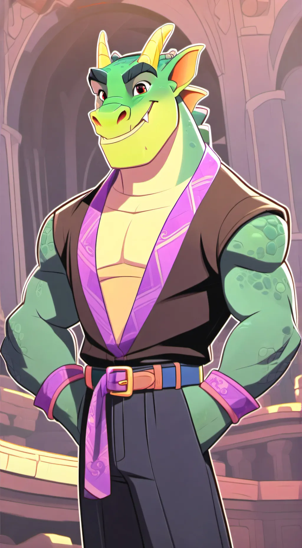 ai character: World of Arcarnéa background