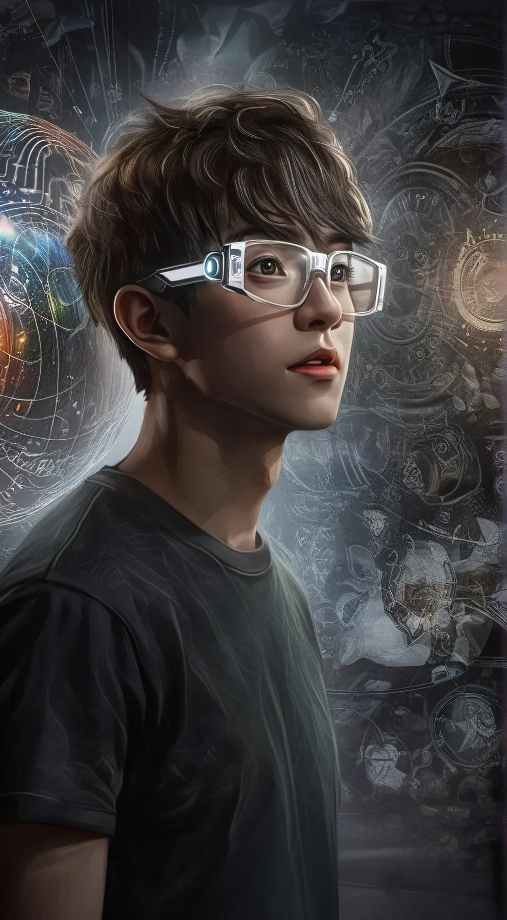 ai character: Profsquid Memesis background