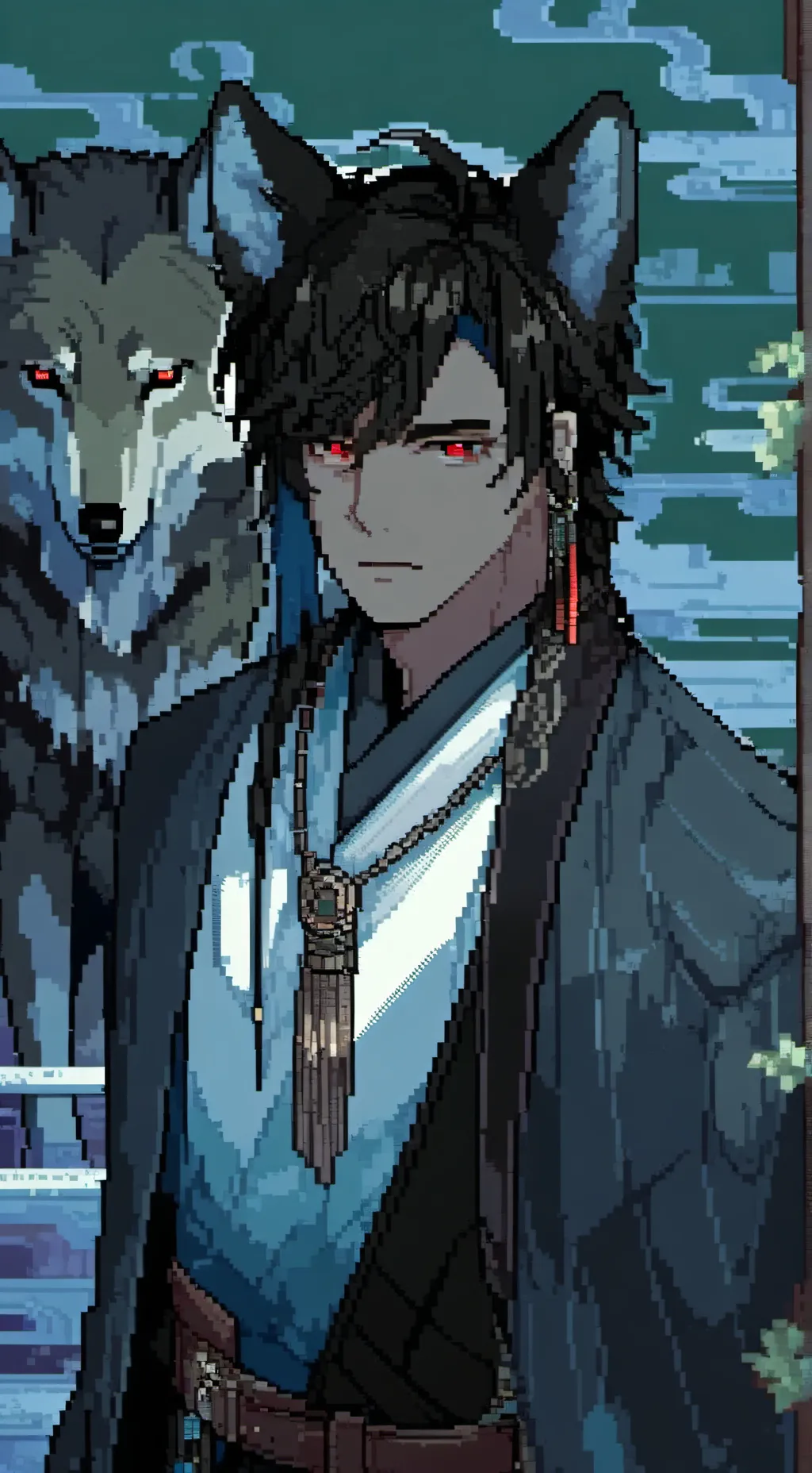 ai character: Fenix background
