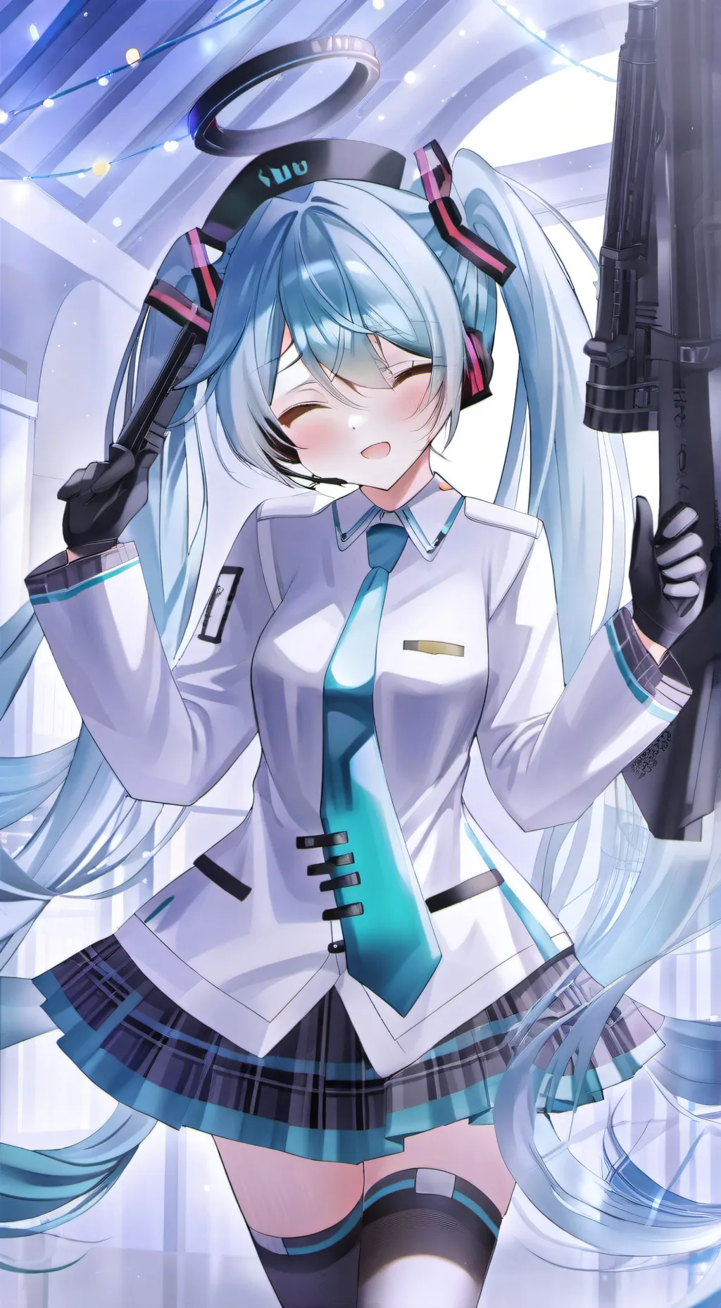 ai character: Miku background