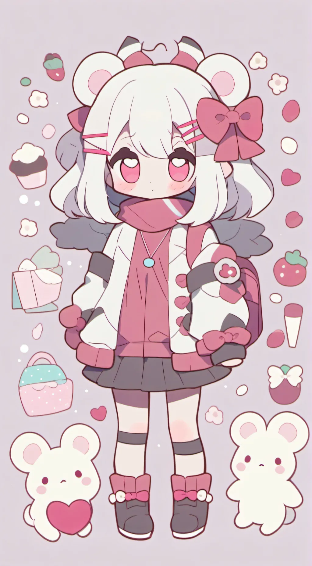 ai character: Bebé abandonado  background