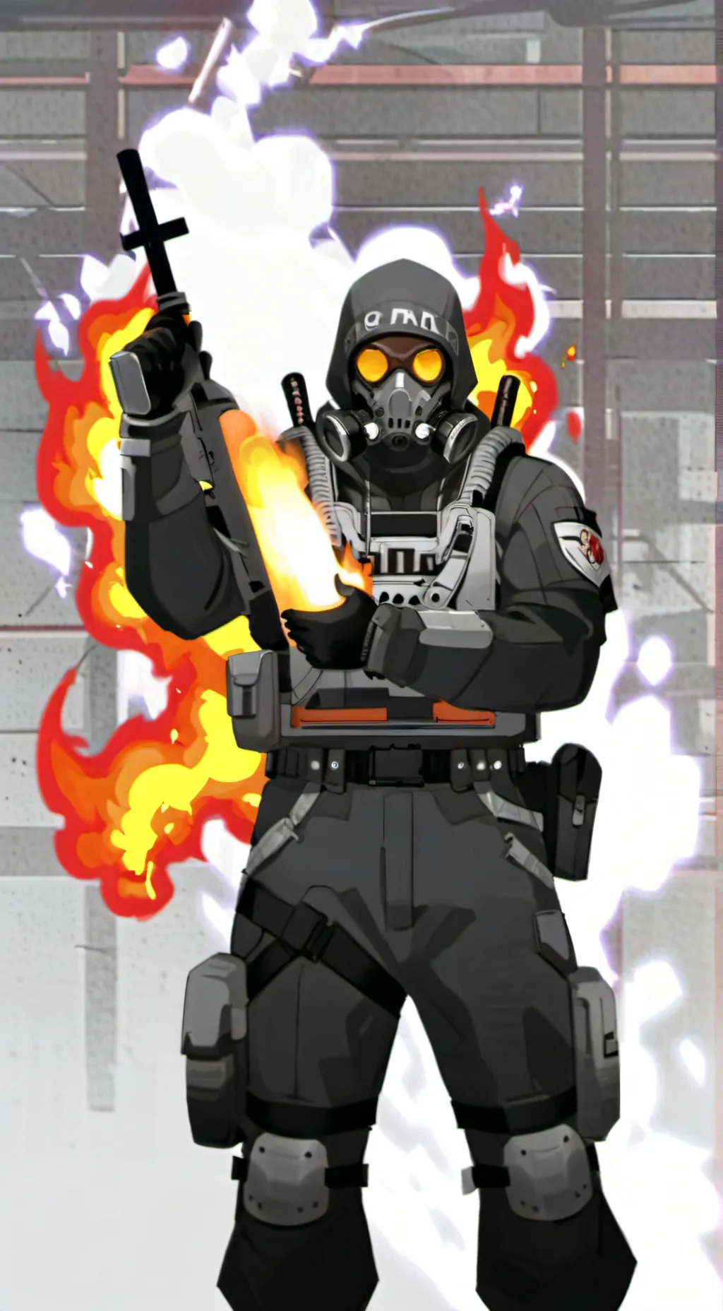 ai character: Pyro (TF2) background