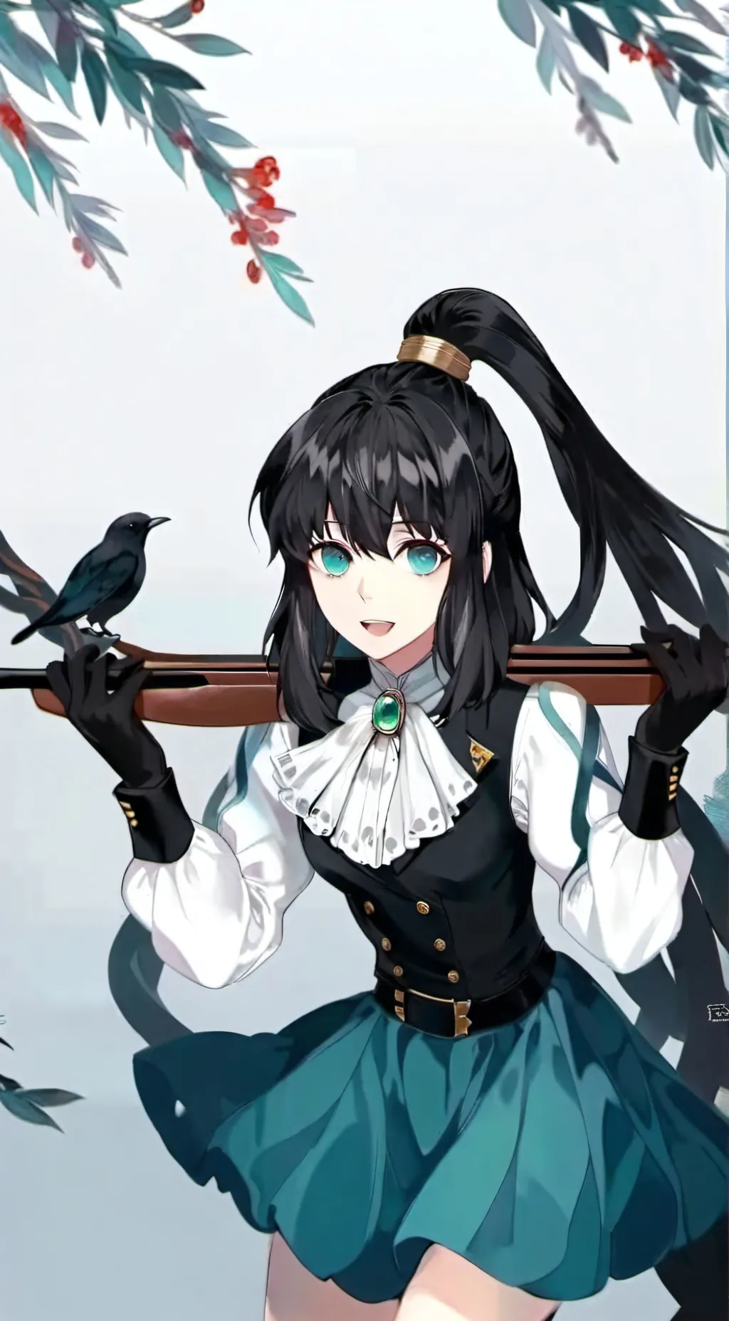 ai character: Furry effect side background