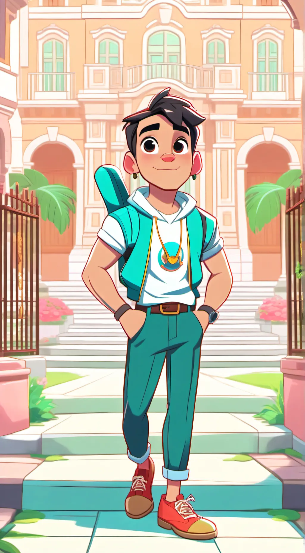 ai character: campos de batalla background