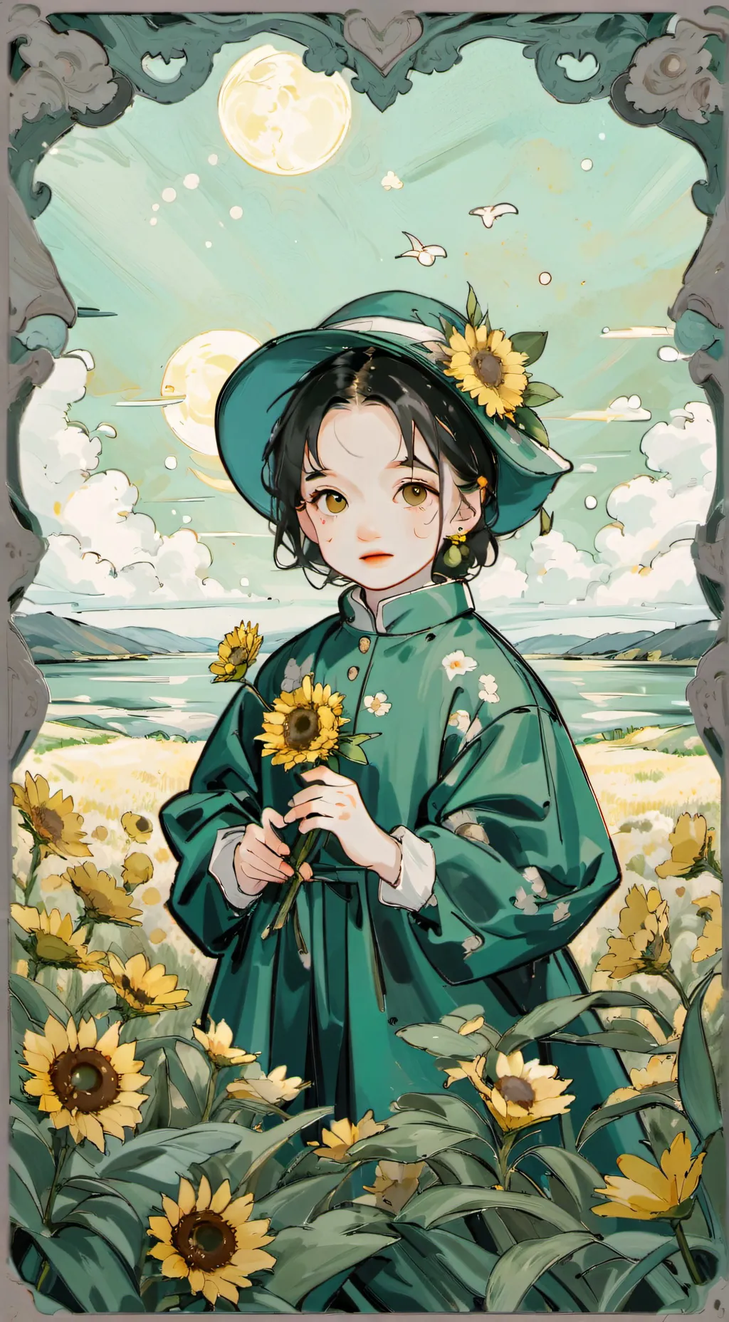 ai character: Dandys world background