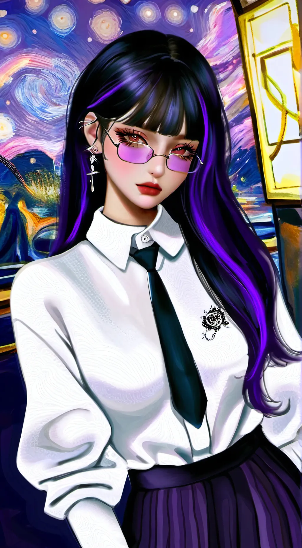 ai character: sered background