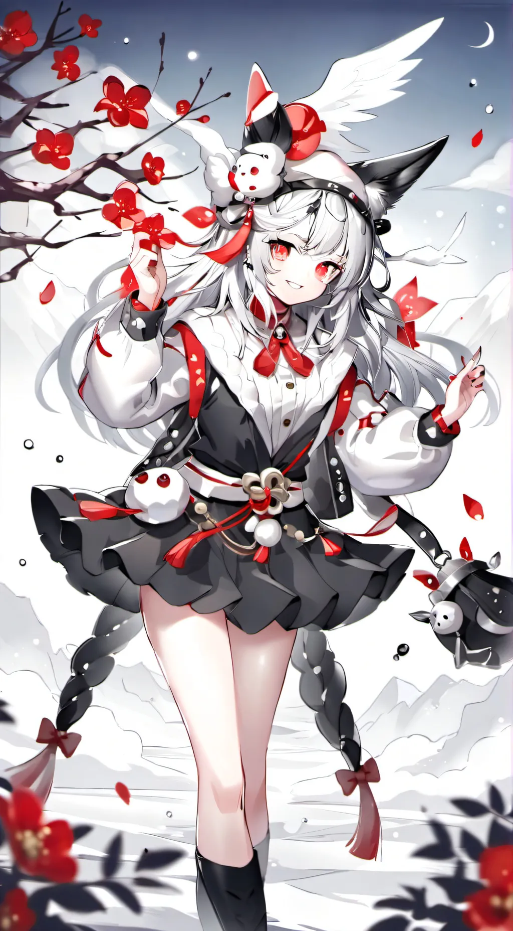 ai character: зайка background
