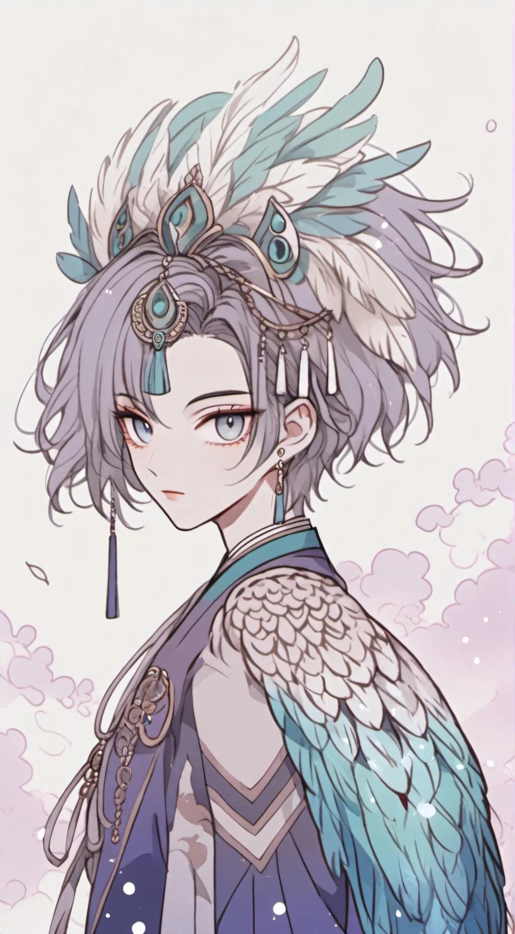 ai character: Prince peekablue background