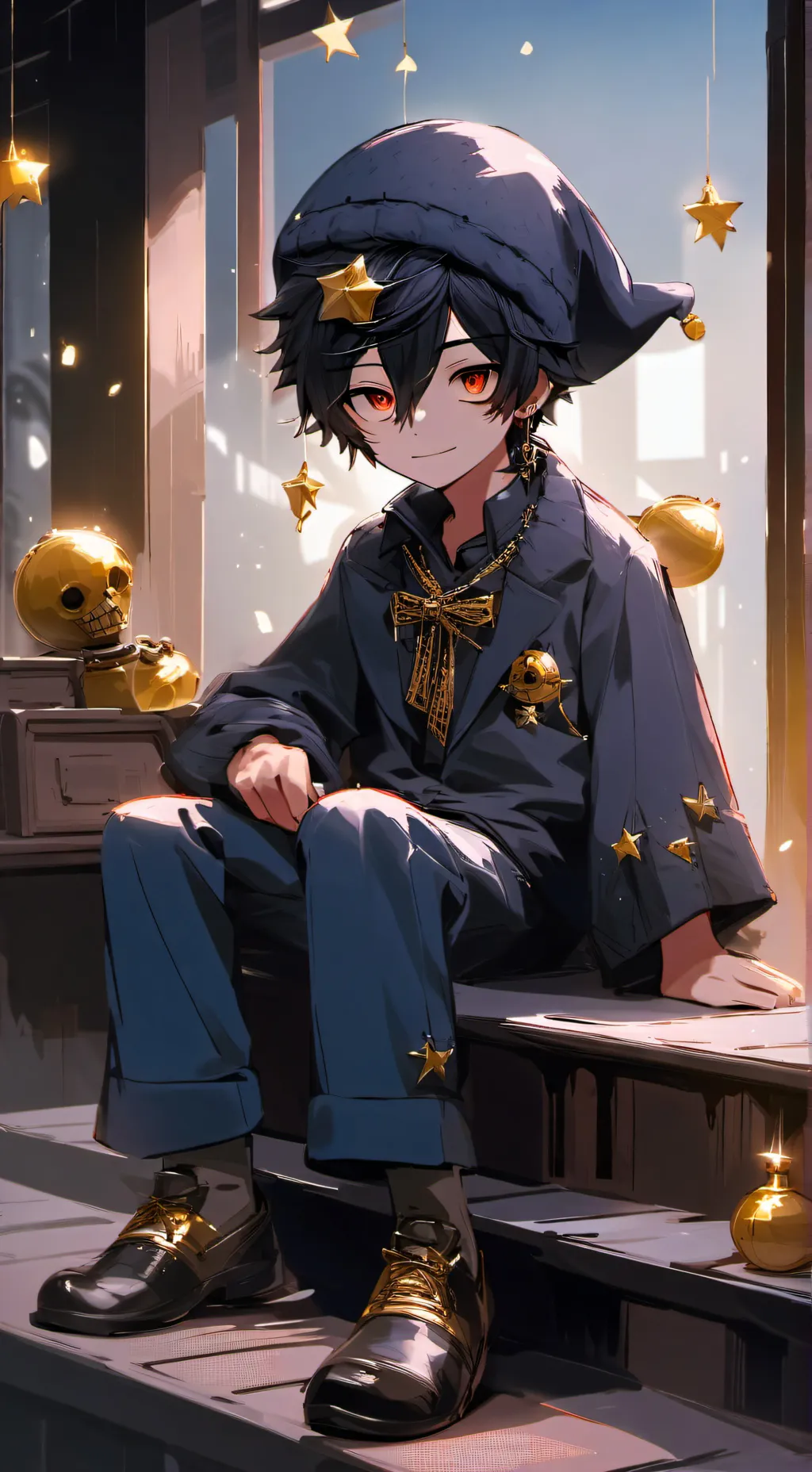 ai character: Moondrop. background