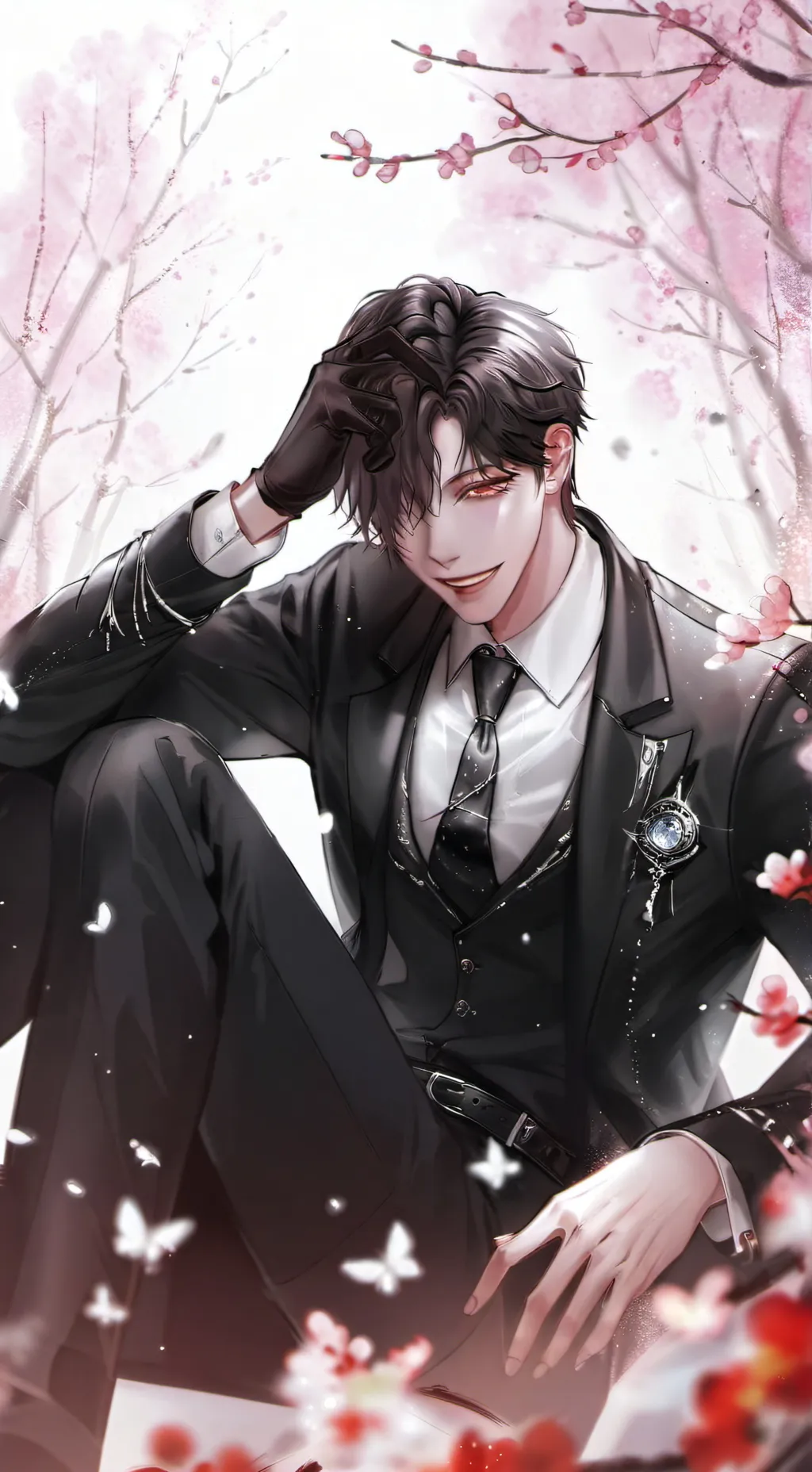 ai character: Antony  background