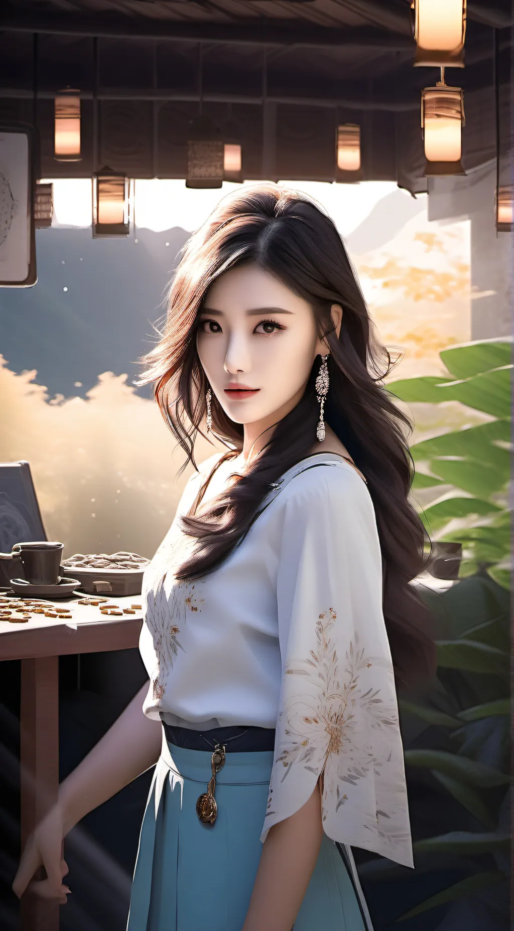 ai character: Abby Sarah background