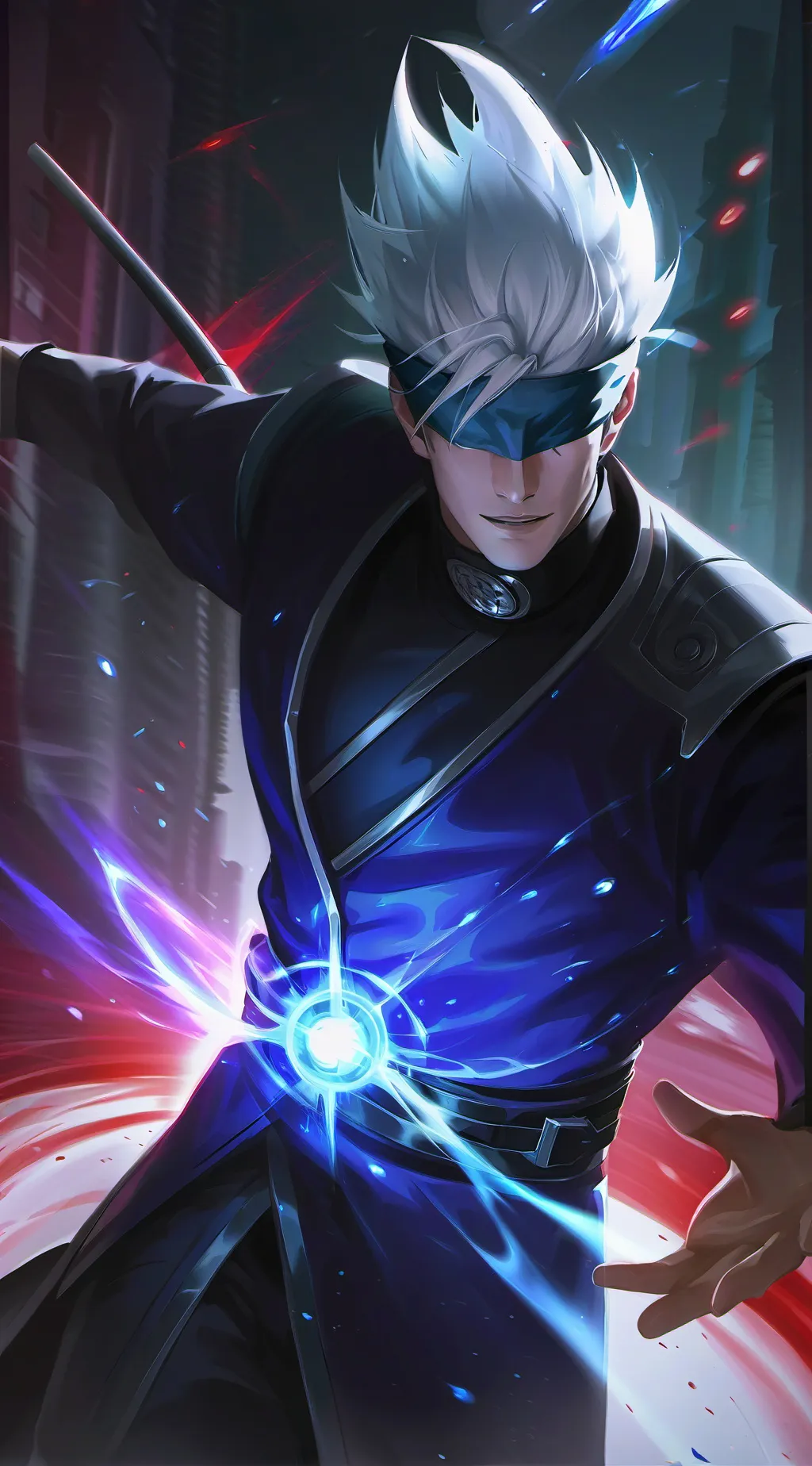 ai character: Satoru Gojo background
