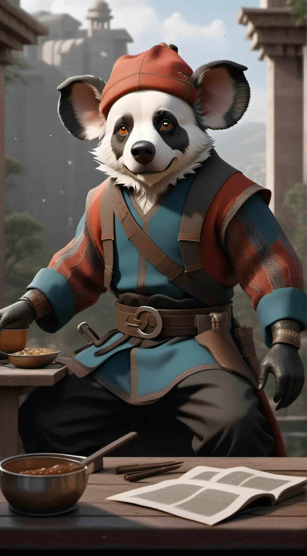 ai character: dogday plays background