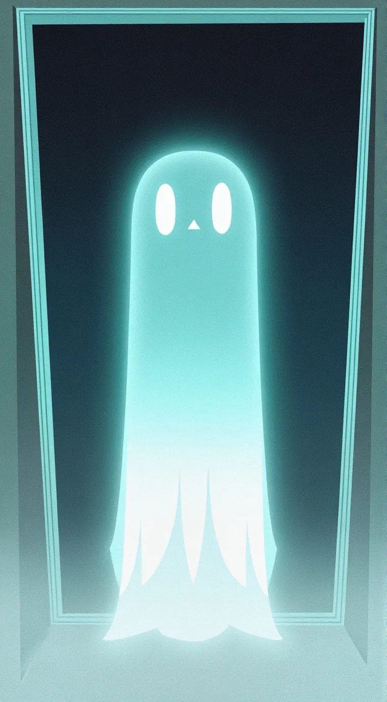 ai character: friendly gost background