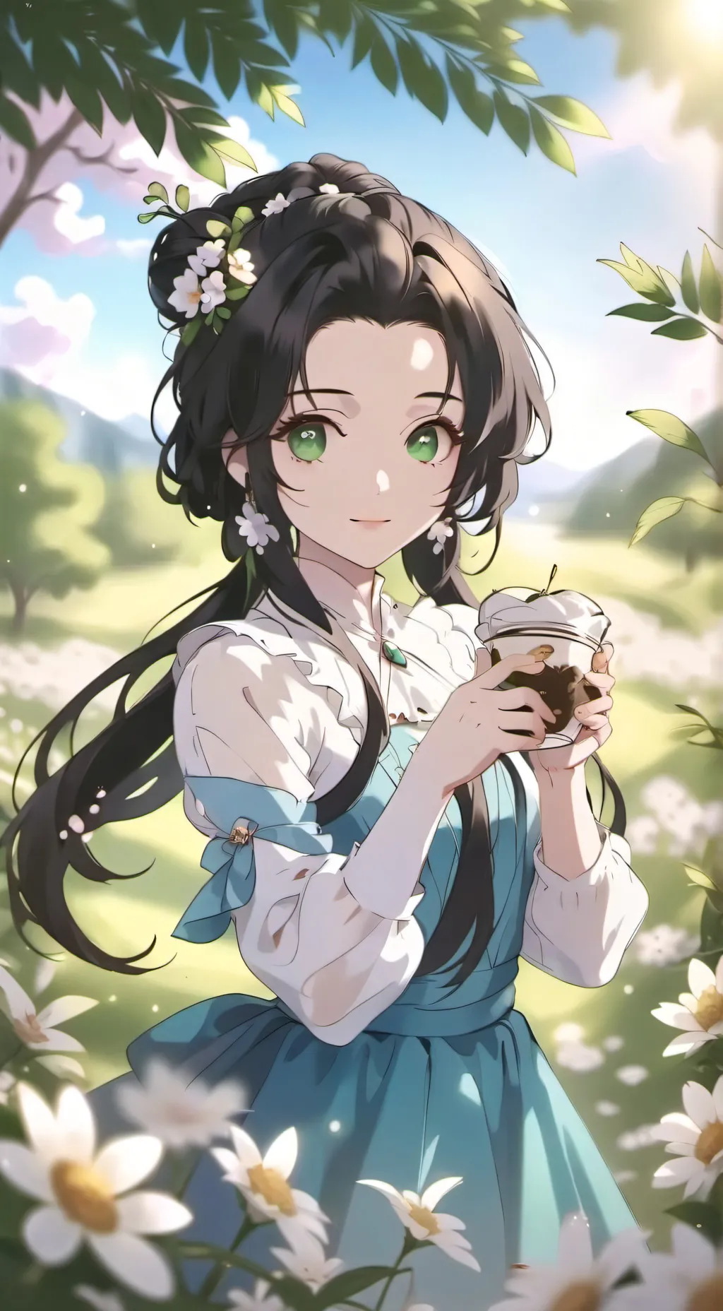 ai character: dandy's world love background