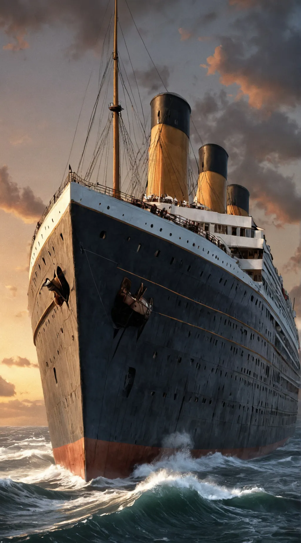 ai character: Titanic background