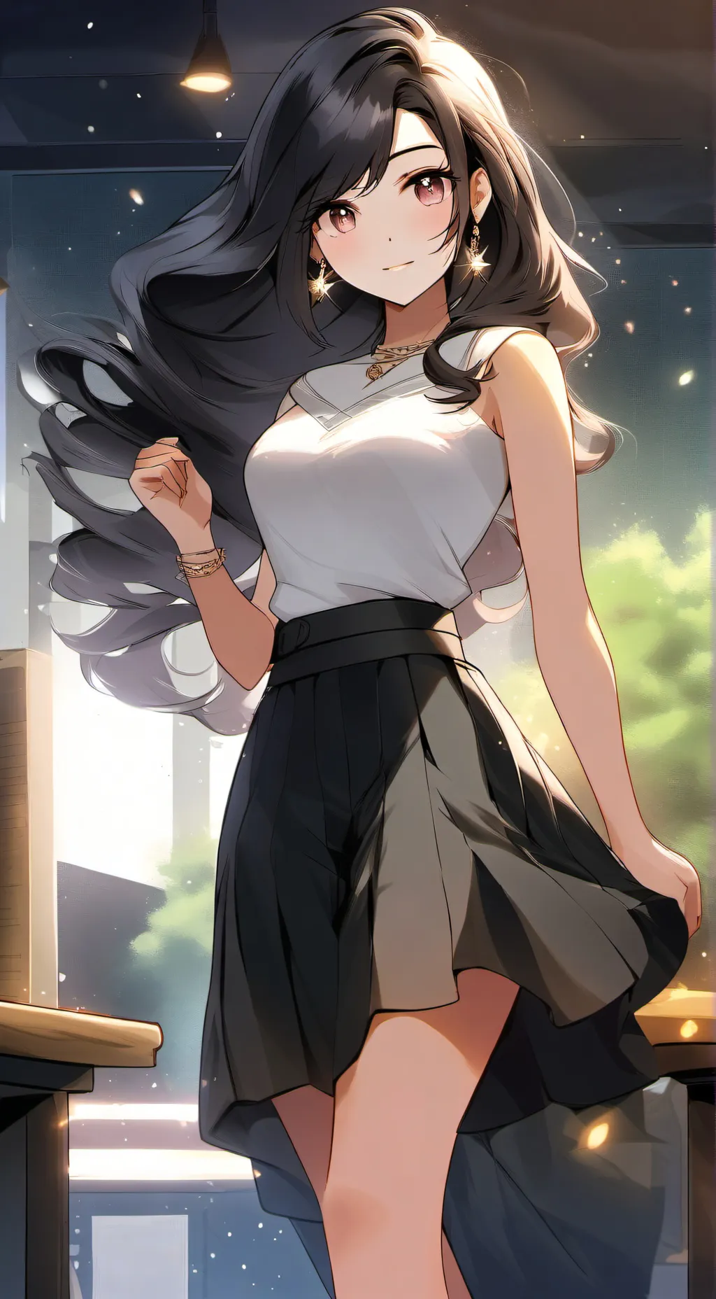 ai character: beaty school background