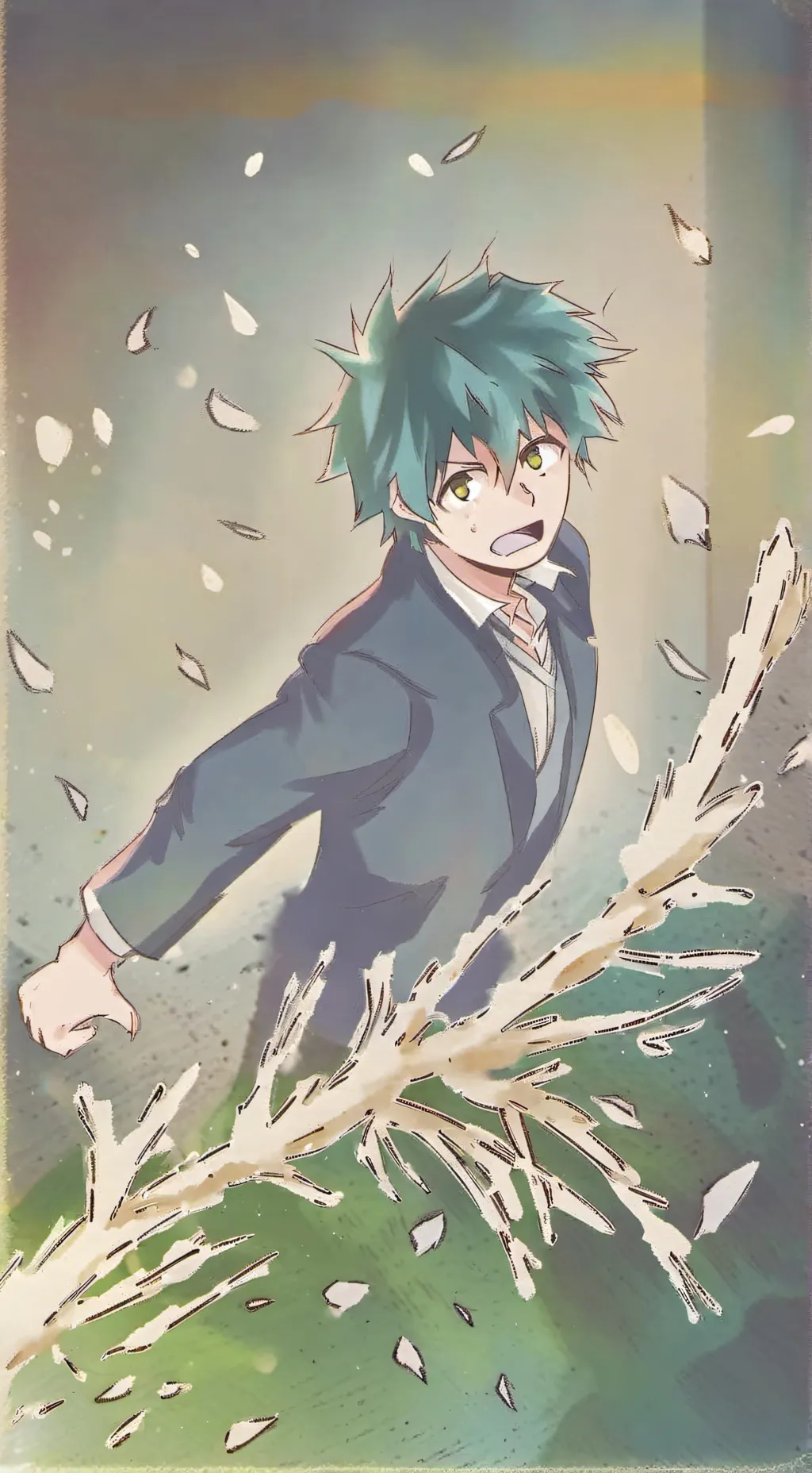 ai character: mha tu piangi background