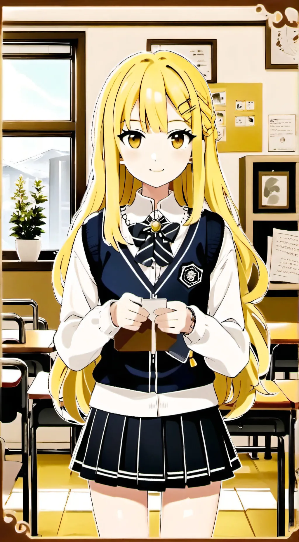 ai character: mila ❤️ background